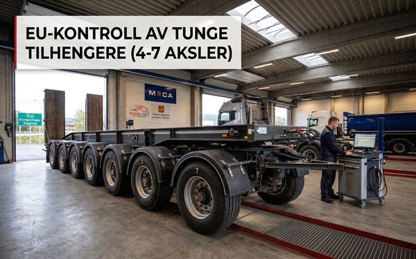 EU-kontroll tilhenger 4–7 aksler