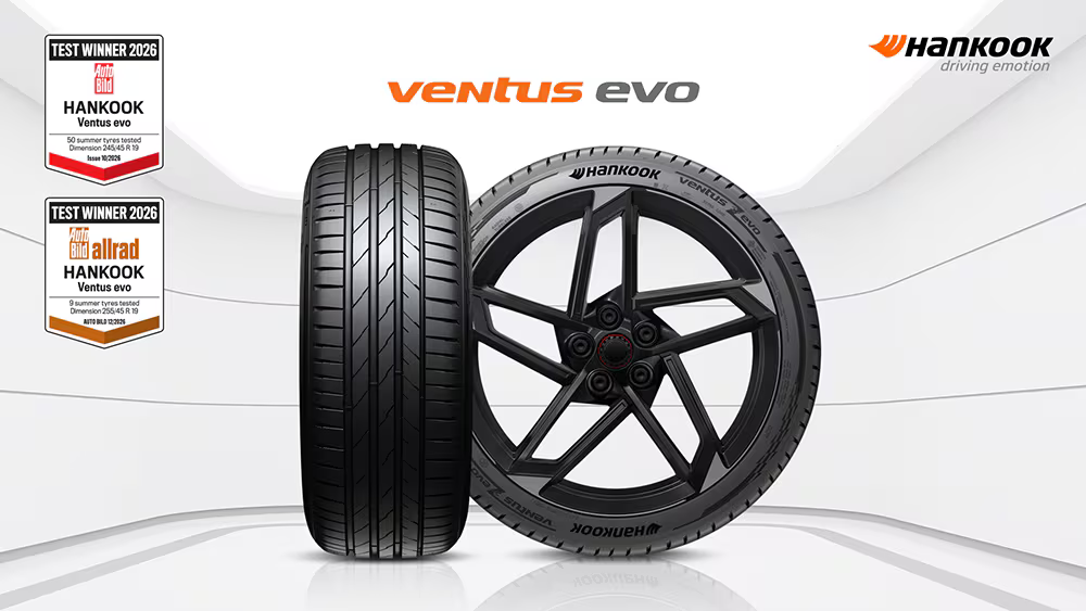 Hankook Ventus evo: Vinner av vårens dekktest 2026